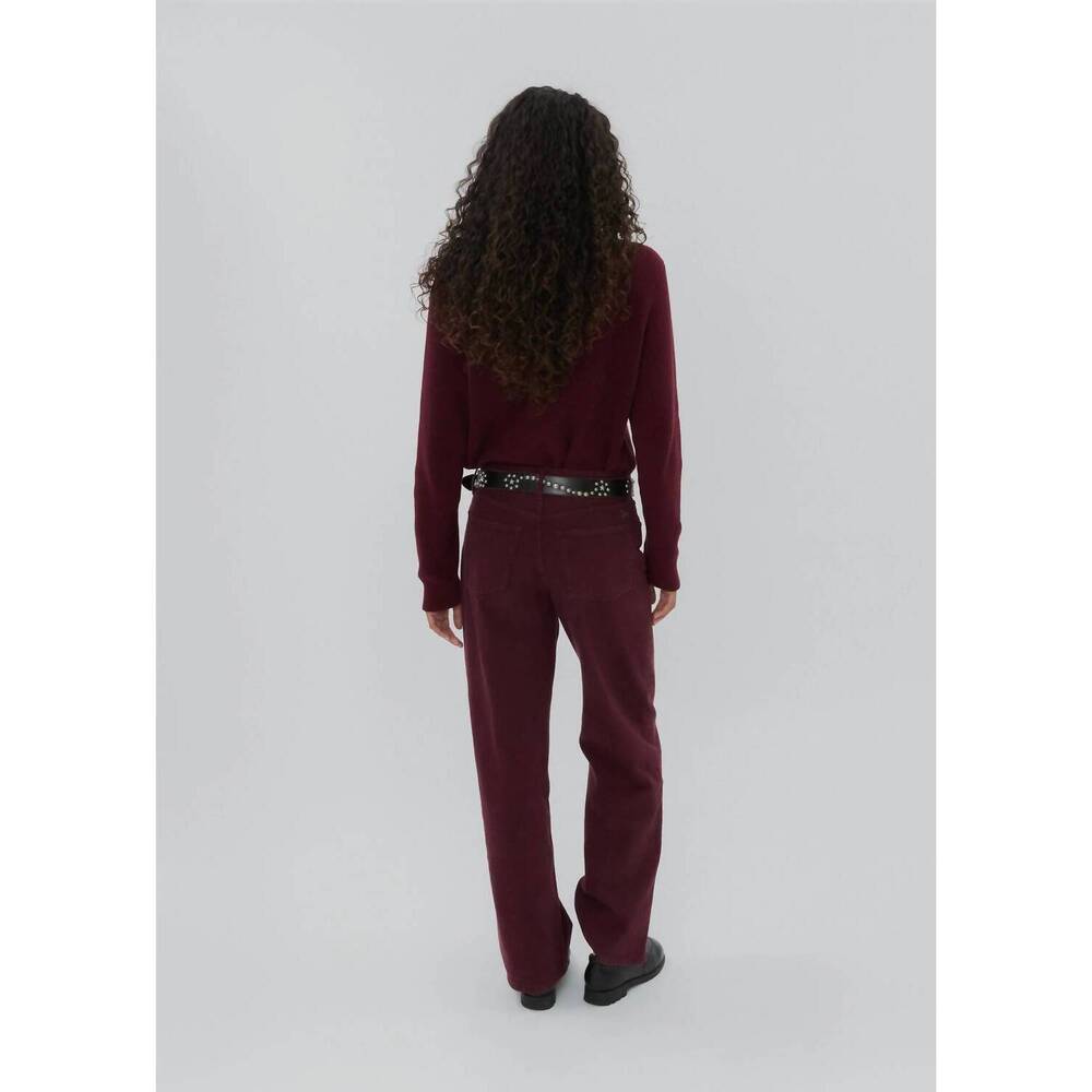 NEW STILL HERE everyday jean in burgundy - Picture 2 of 3